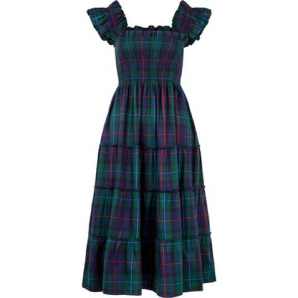 Hill House Ellie Nap Dress in Midnight Tartan Plaid